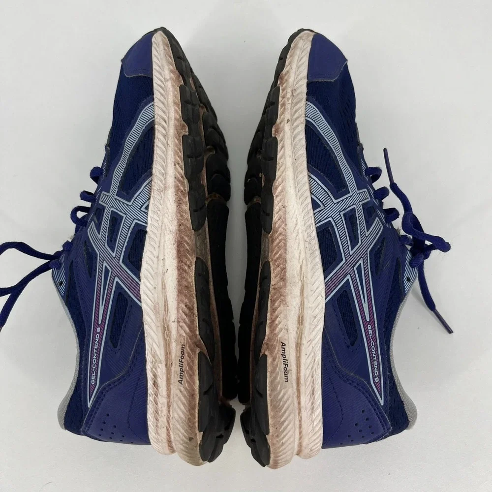 Asics Womens Gel Contend‎ 8 1012B319 Purple Running Shoes Sneakers Size 9.5 W